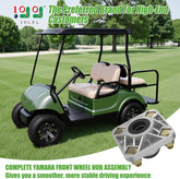 Golf Cart Front Wheel Hub Assembly with Hub Bearing/Oil Seal/Dust Cover for Yamaha - 10L0L - 10L0L